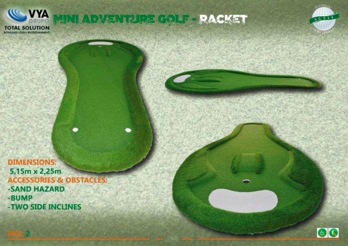 Mini Adventure Golf Racket
