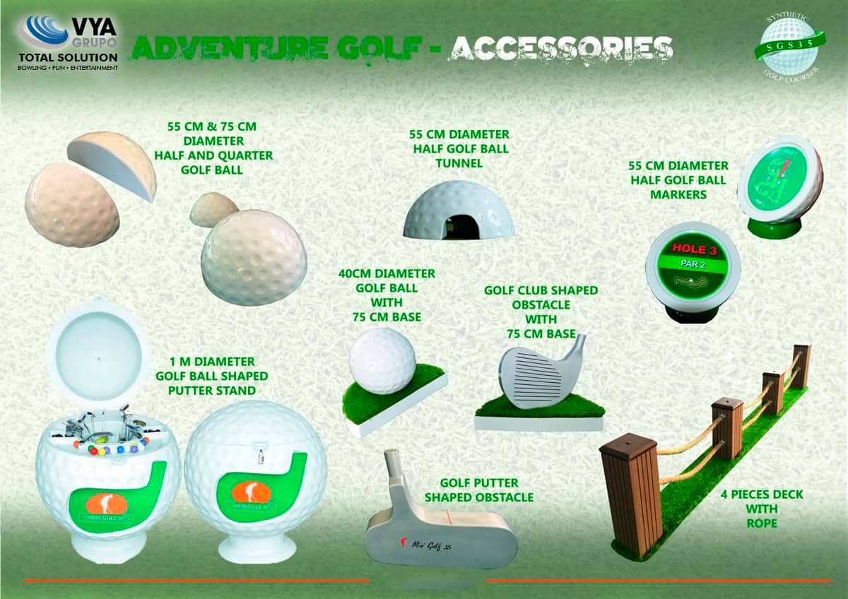 Adventure Golf Accesorios